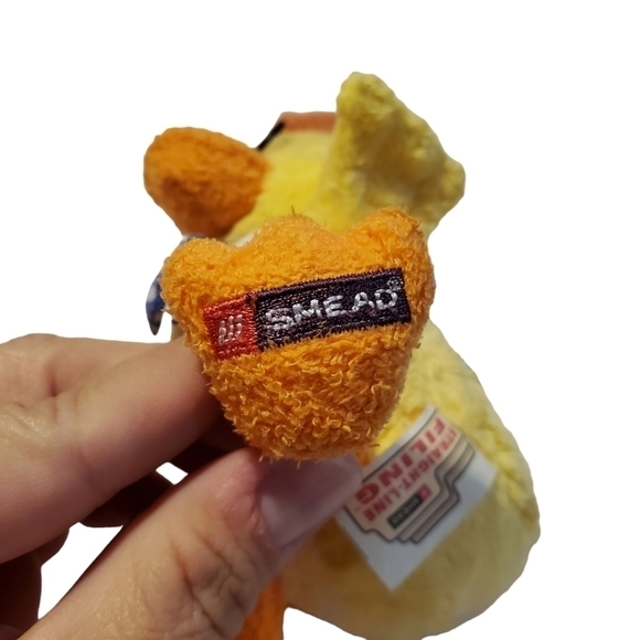 Anamorphic Smead 7" advertising Duck plush stuffed animal with glasses & tie - Picture 5 of 6